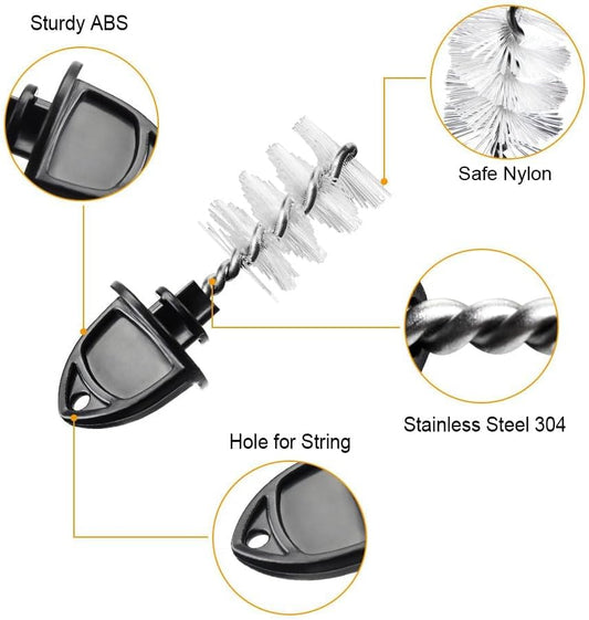 30 Beer Faucet Tap Plug Brush for Beer Faucet Plug Draft Beer Tap Cover Tap Plugs Beer Brush Plugs Beer Faucet Brush Caps Cover Beer Faucet Kegging Tap Cleaning Brush- 30 Pack Keg Beer Tap Brush Plug