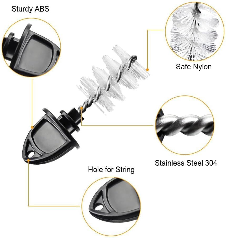 30 Beer Faucet Tap Plug Brush for Beer Faucet Plug Draft Beer Tap Cover Tap Plugs Beer Brush Plugs Beer Faucet Brush Caps Cover Beer Faucet Kegging Tap Cleaning Brush- 30 Pack Keg Beer Tap Brush Plug