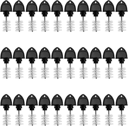 30 Beer Faucet Tap Plug Brush for Beer Faucet Plug Draft Beer Tap Cover Tap Plugs Beer Brush Plugs Beer Faucet Brush Caps Cover Beer Faucet Kegging Tap Cleaning Brush- 30 Pack Keg Beer Tap Brush Plug