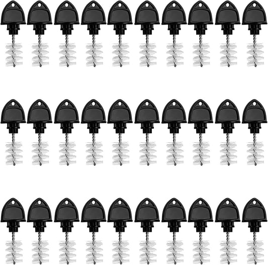 30 Beer Faucet Tap Plug Brush for Beer Faucet Plug Draft Beer Tap Cover Tap Plugs Beer Brush Plugs Beer Faucet Brush Caps Cover Beer Faucet Kegging Tap Cleaning Brush- 30 Pack Keg Beer Tap Brush Plug