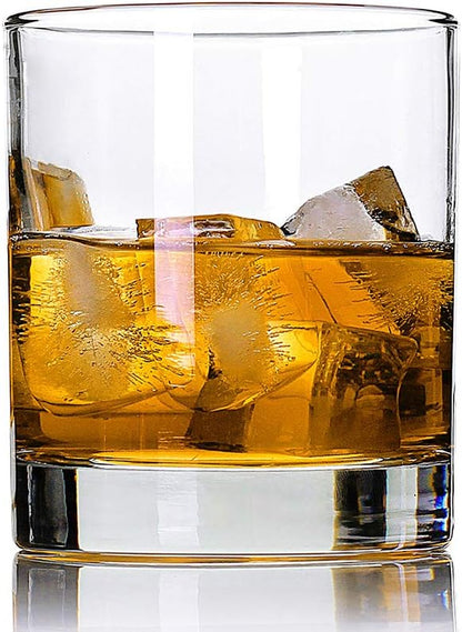 Whiskey Glasses,Set of 2,11 Oz,Premium Scotch Glasses,Bourbon Glasses for Cocktails,Rock Style Old Fashioned Drinking Glassware,Perfect for Father'S Day,Party,Bars,Gift, Restaurants and Home